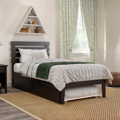 Oxford Platform Bed with Trundle
