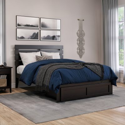 Oxford Platform Bed with Storage Drawer