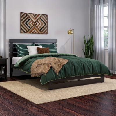 Oxford Platform Bed with Matching Footboard