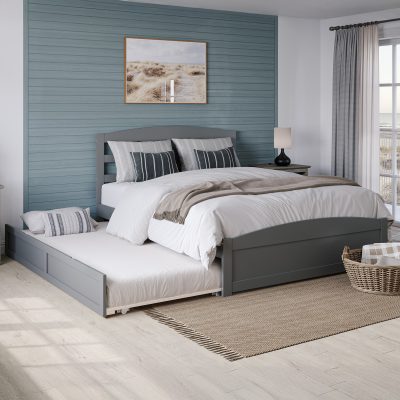 Warren Platform Bed with Matching Footboard & Trundle