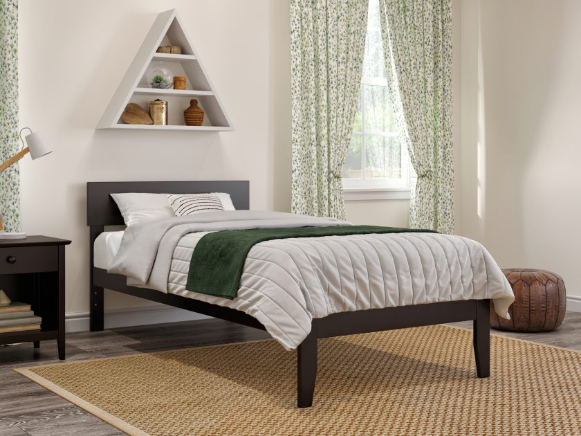 Boston Twin Extra Long Bed in Espresso