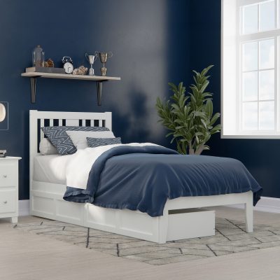 Tahoe Platform Bed with Set of 2 Storage Drawers