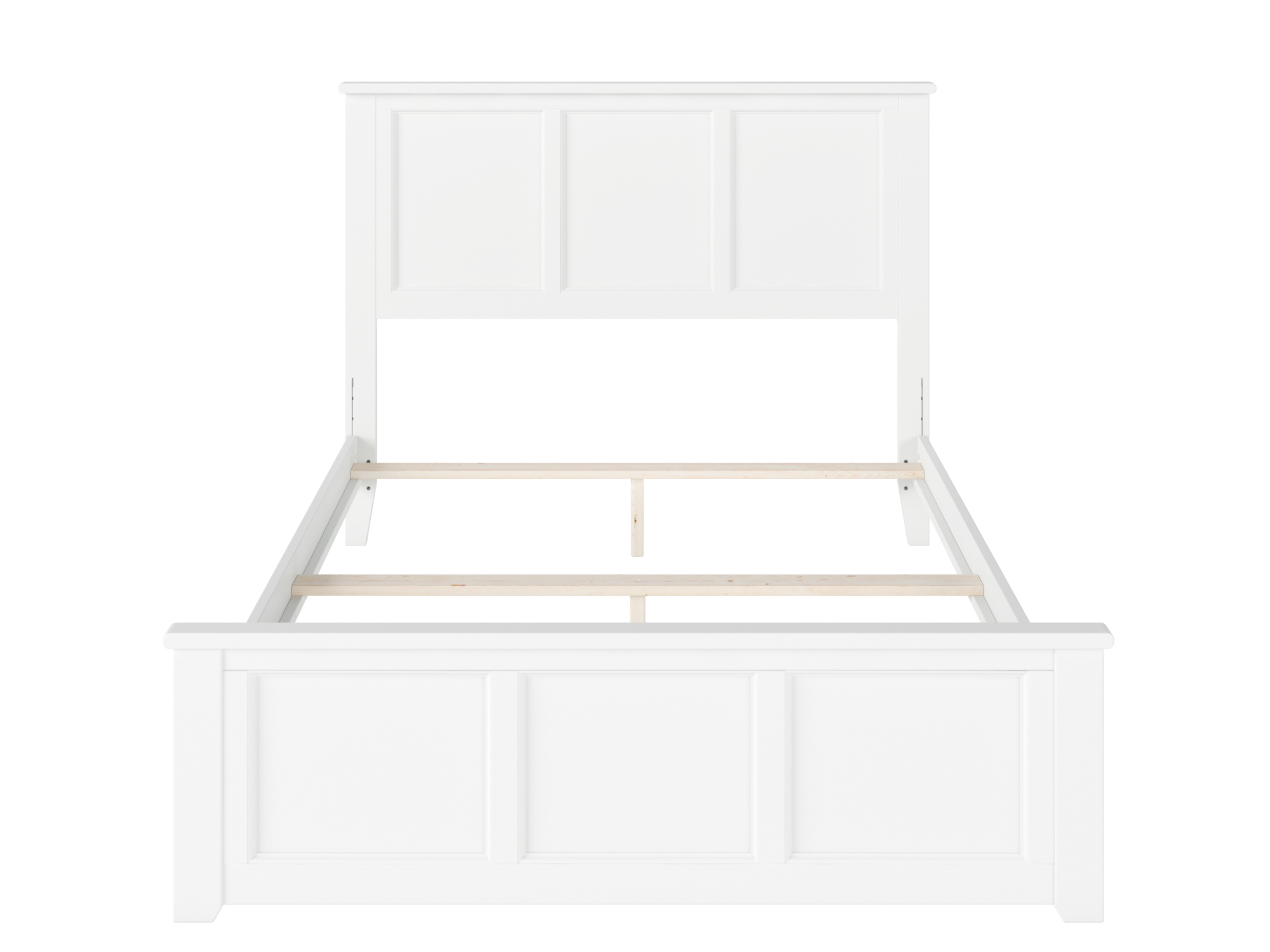 Madison Full Traditional Bed with Matching Footboard in White – AFI ...