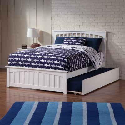 Mission Platform Bed with Matching Footboard & Trundle