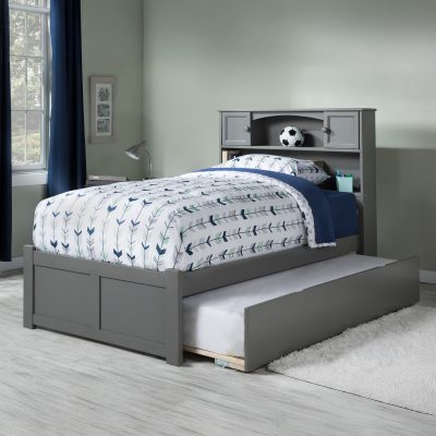Newport Platform Bed with Footboard & Trundle