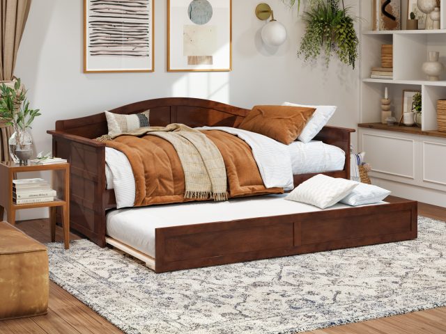 Acadia Daybed with Twin Trundle in Walnut