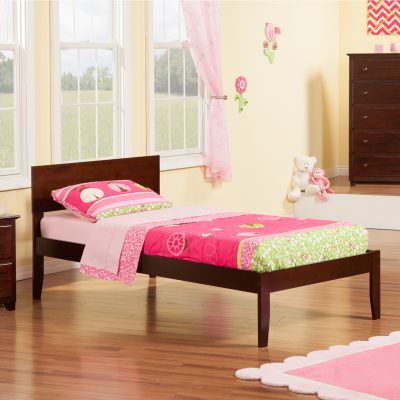 Orlando Platform Bed - Walnut, Twin