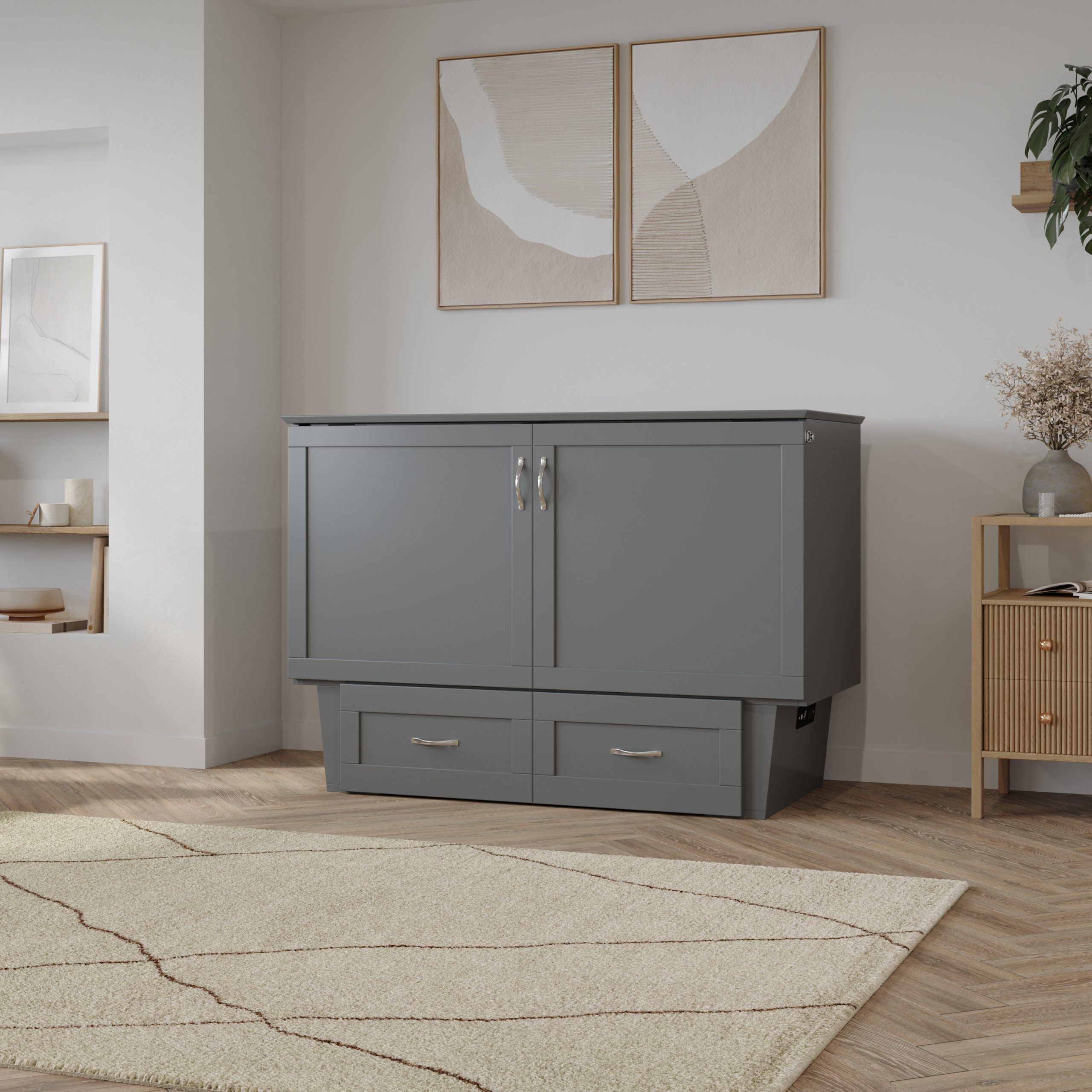 Murphy bed chest full discount