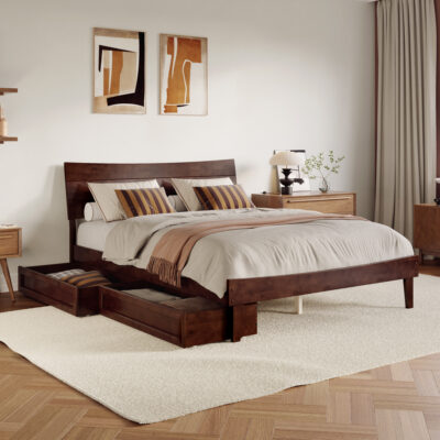 Phoenix Platform Bed with Storage Drawers