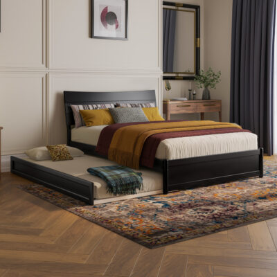 Harlowe Platform Bed with Trundle